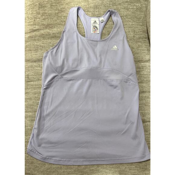 Two Women’s Exercise Tops Large and XL Purple and Lavender- Adidas and No brand - Picture 1 of 10